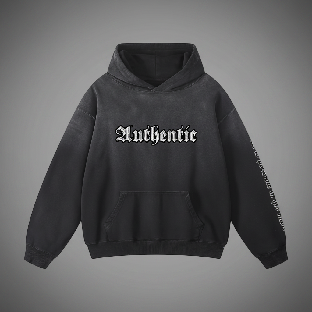 Authentic Heavyweight Sunfade Oversized Hoodie