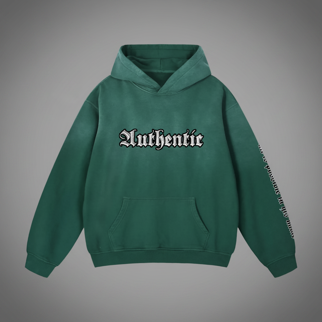 Authentic Heavyweight Sunfade Oversized Hoodie