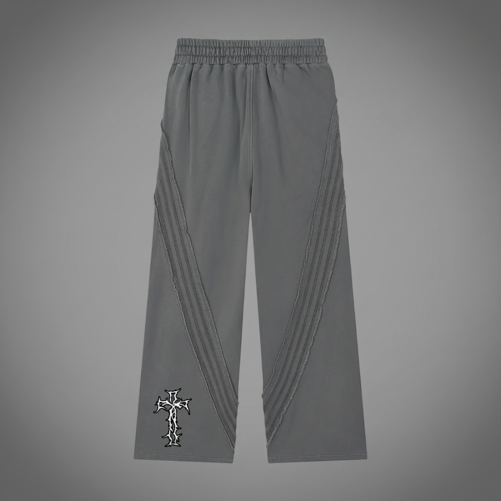 Authentic Snow Washed Tape Sweatpants