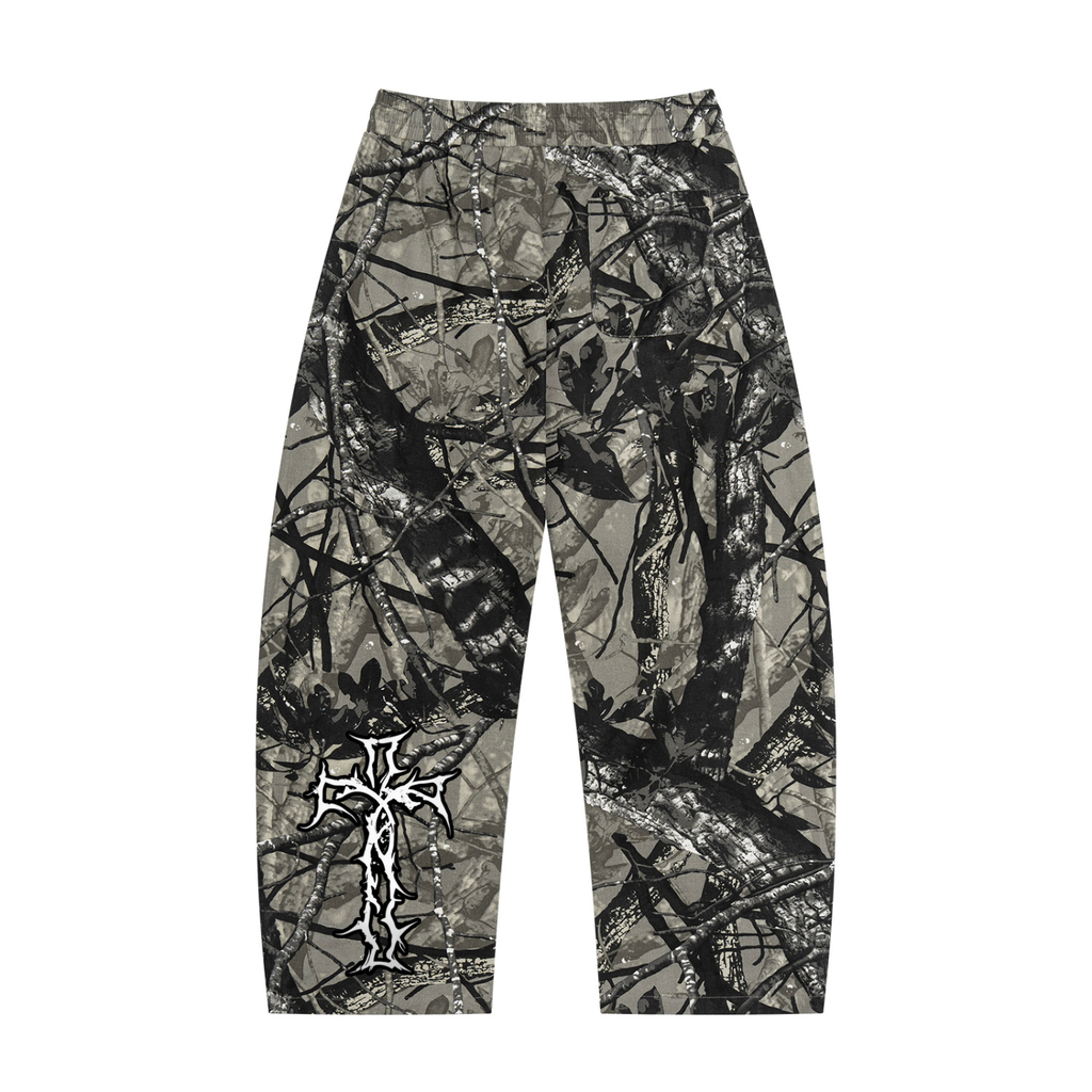 Authentic USX Tree Camo Barrel Leg Pants