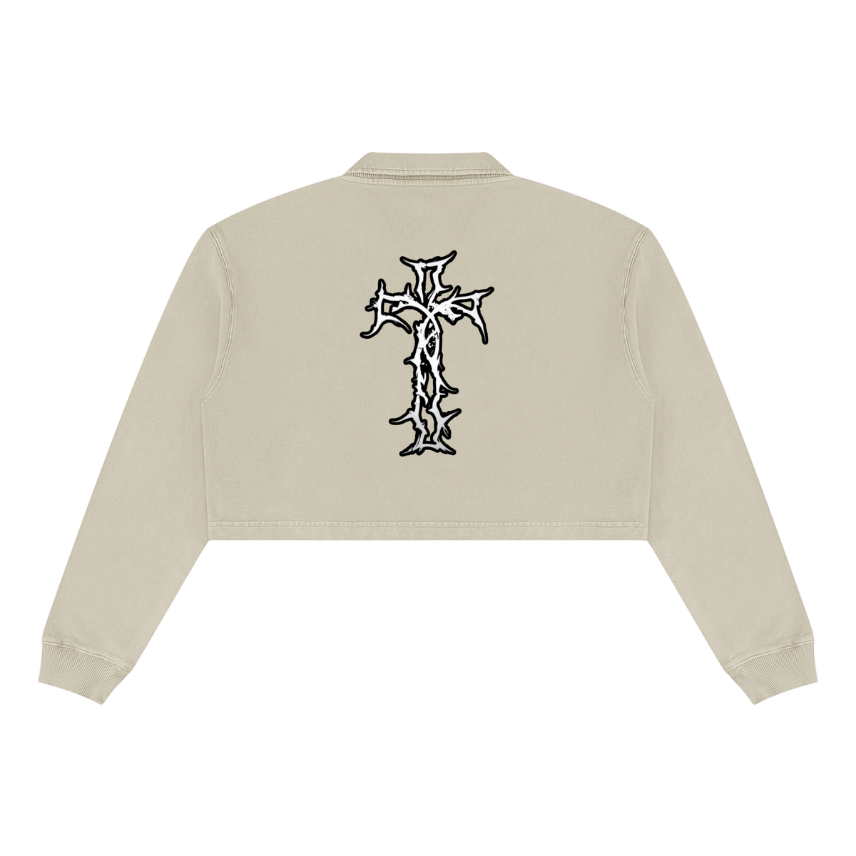 Women’s Authentic Washed Cropped Sweatshirt