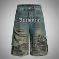 Authentic USX Camo Denim Shorts