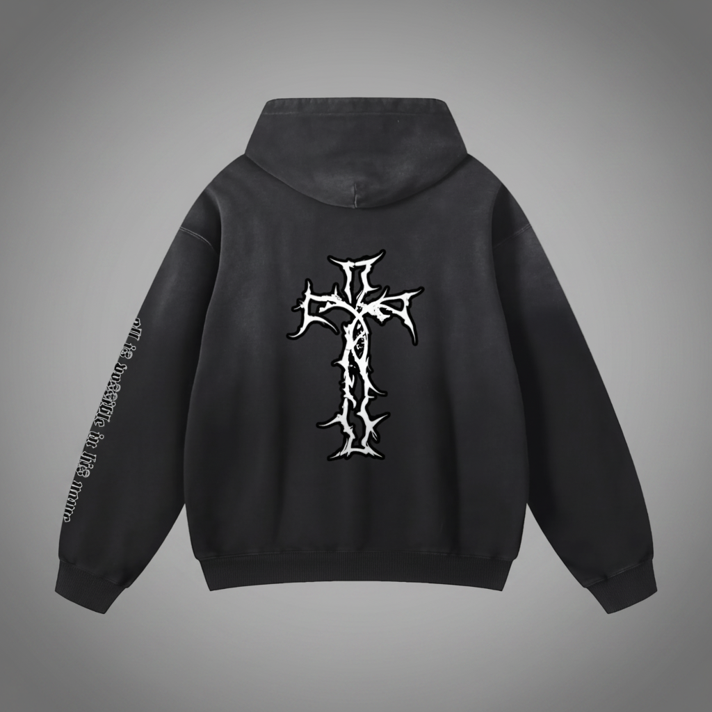 Authentic Heavyweight Sunfade Oversized Hoodie