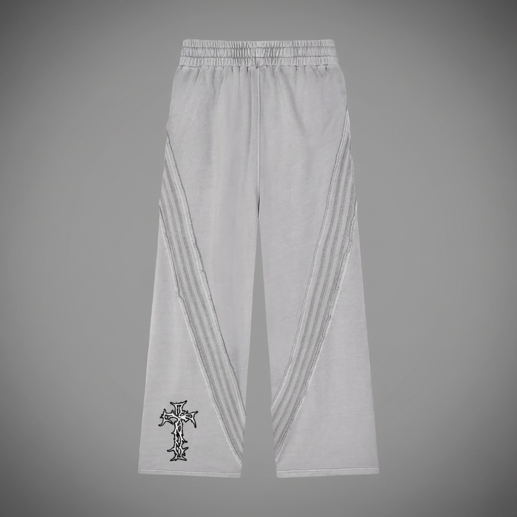 Authentic Snow Washed Tape Sweatpants
