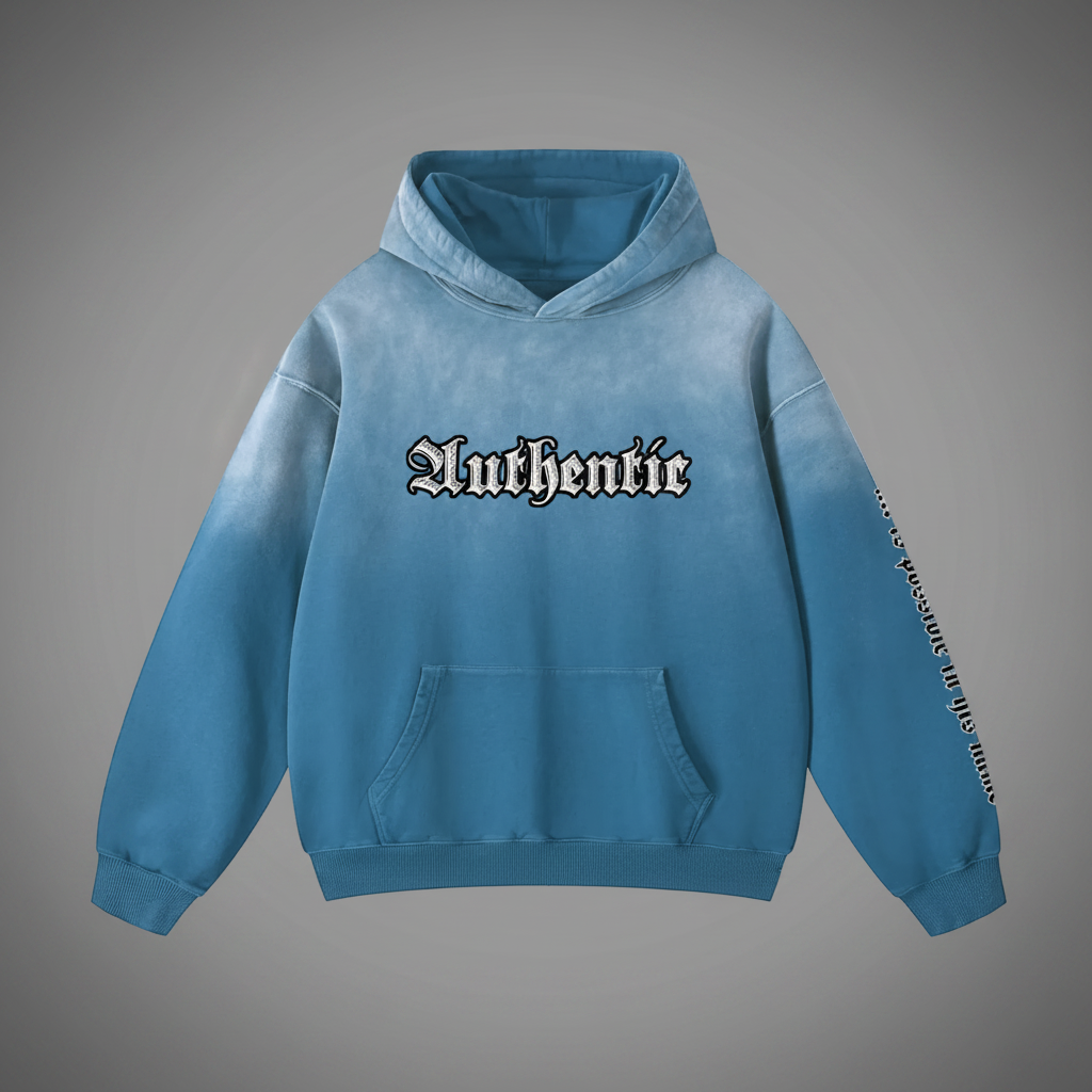 Authentic Heavyweight Sunfade Oversized Hoodie