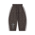 Unisex Leopard Barrel Leg Sweatpants