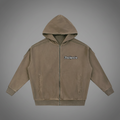 Authentic Snow Washed Tape-Stitch Zip Hoodie