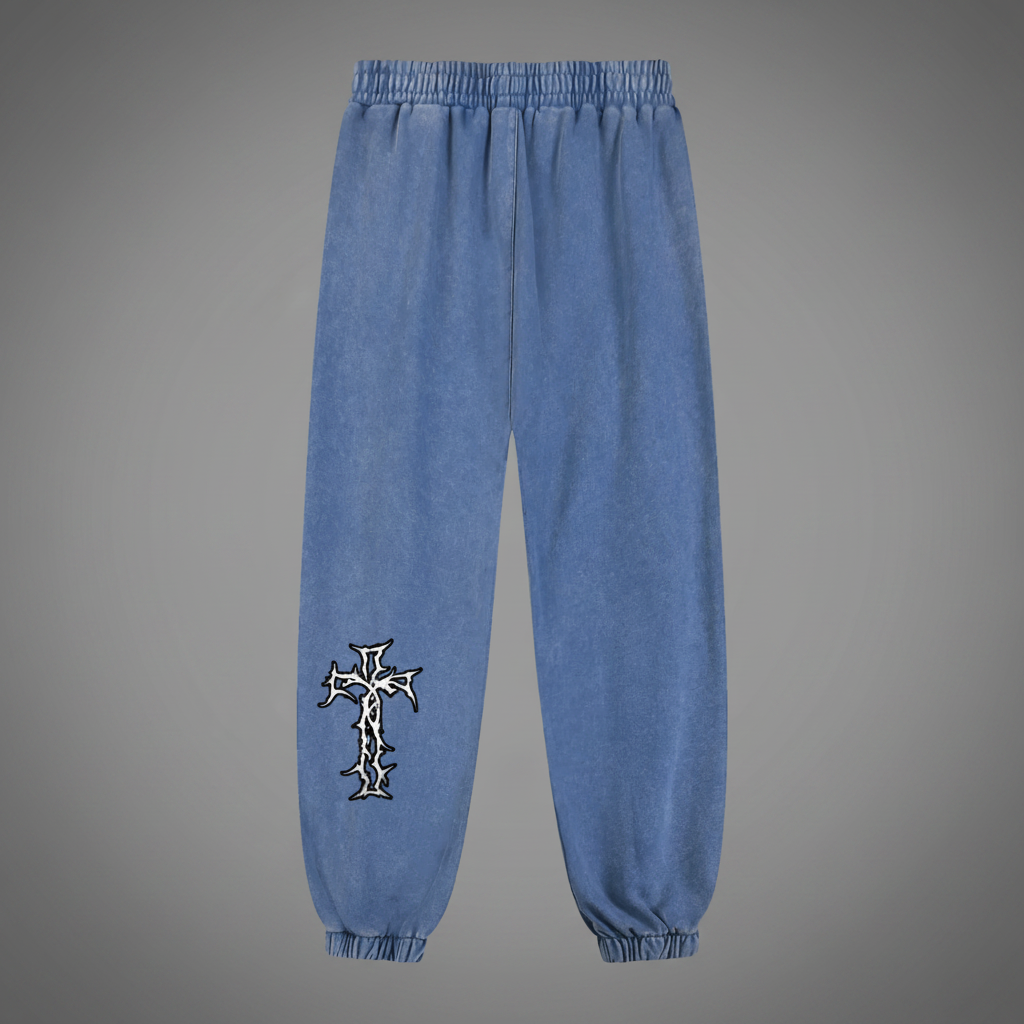 Authentic Snow Wash Heavyweight Jogged Sweatpants