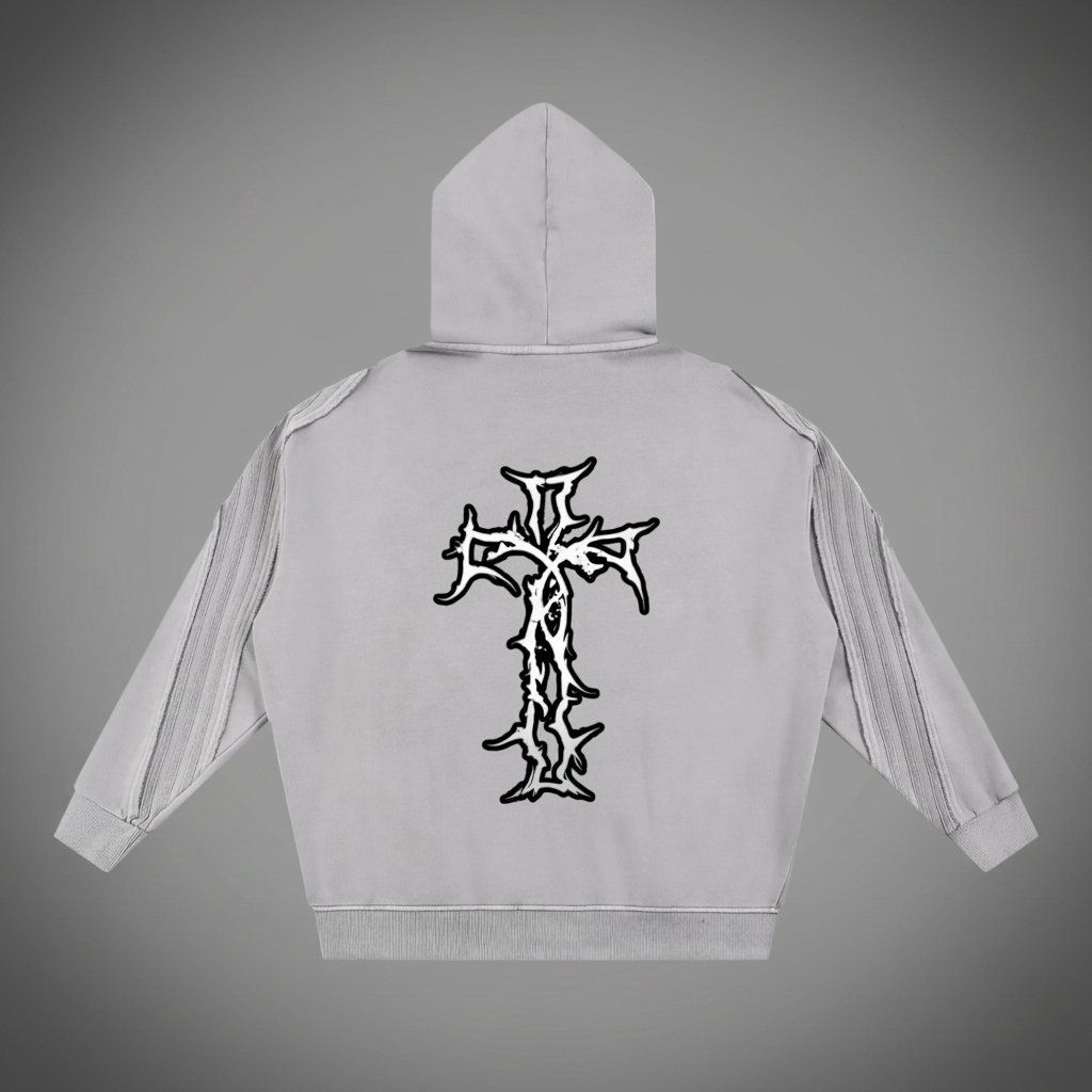 Authentic Snow Washed Tape-Stitch Zip Hoodie