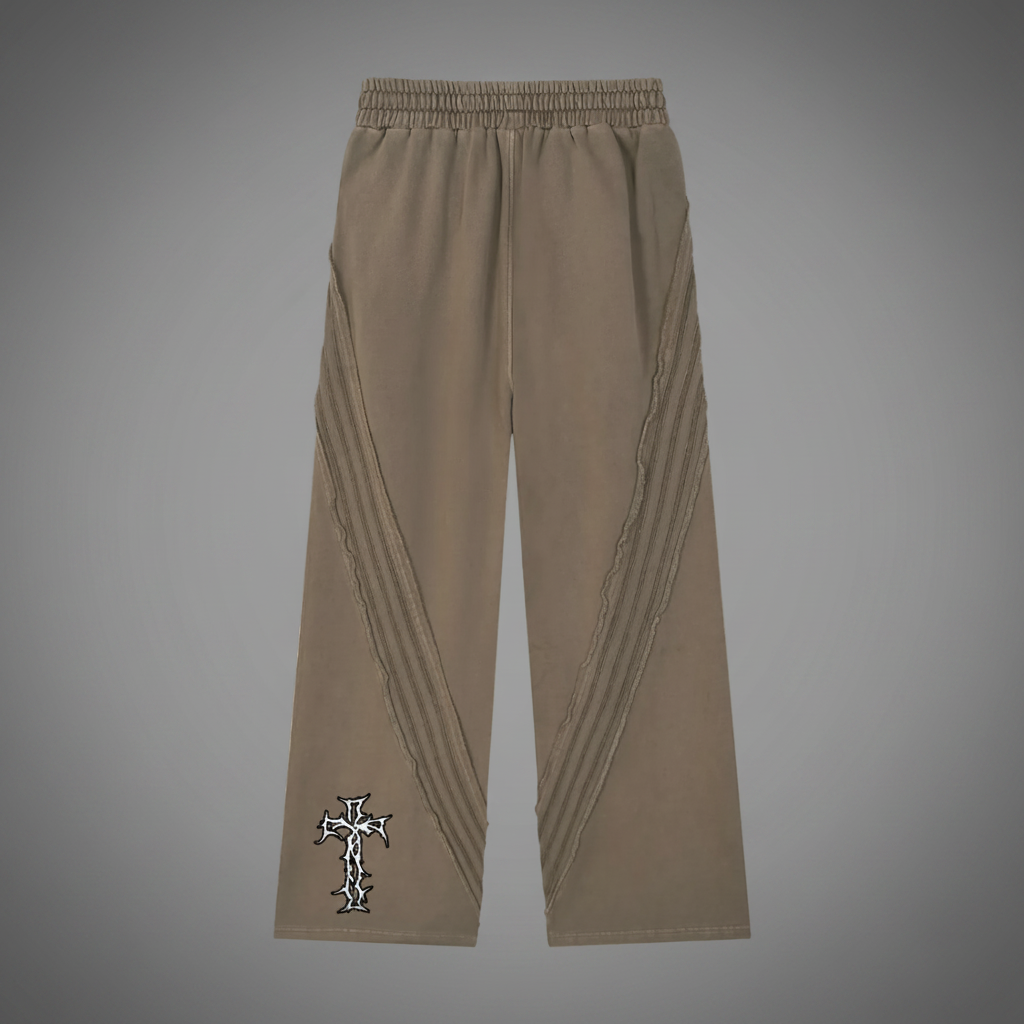 Authentic Snow Washed Tape Sweatpants