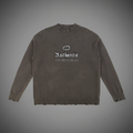 Authentic Vintage Washed Hand-Frayed Sweater
