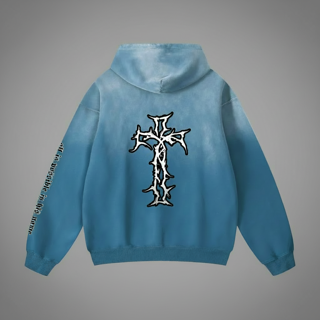 Authentic Heavyweight Sunfade Oversized Hoodie