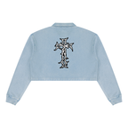 Women’s Authentic Washed Cropped Sweatshirt