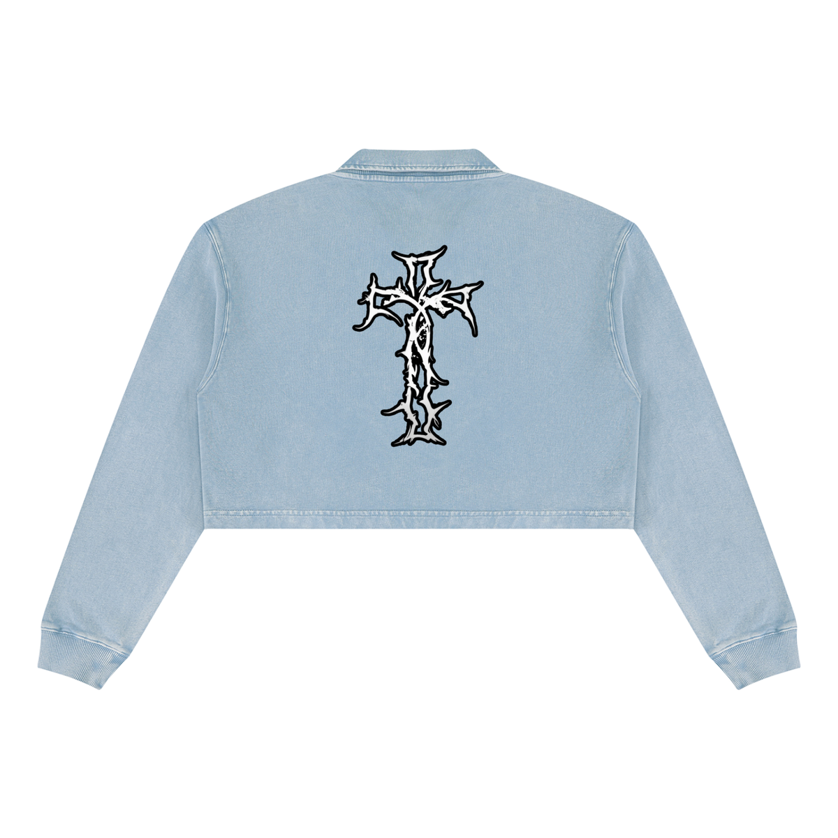 Women’s Authentic Washed Cropped Sweatshirt