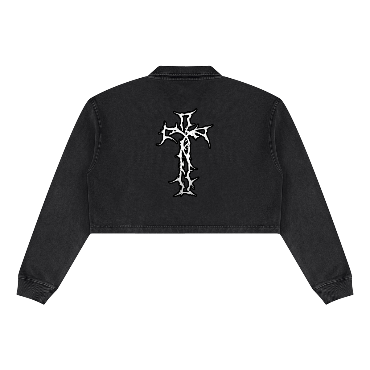 Women’s Authentic Washed Cropped Sweatshirt