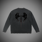 Authentic Vintage Washed Hand-Frayed Sweater