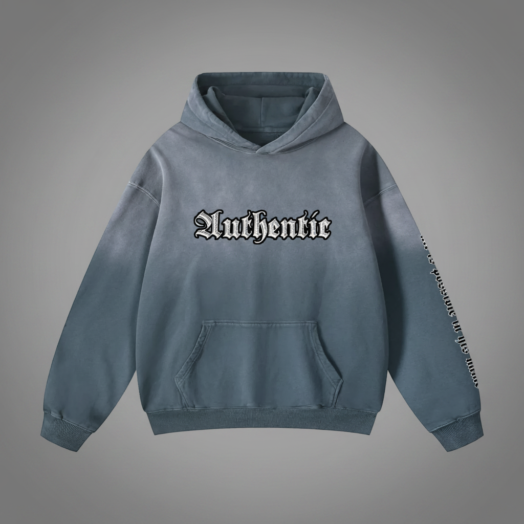 Authentic Heavyweight Sunfade Oversized Hoodie