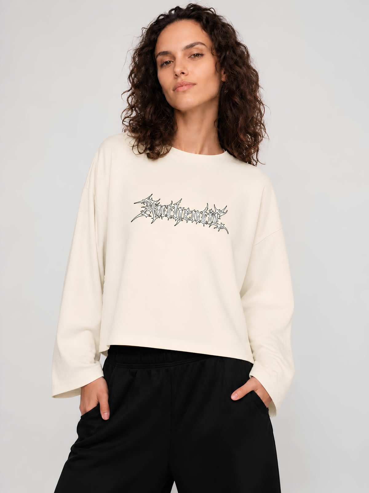 Authentic (W) Boxy Batwing Sleeve T-Shirt